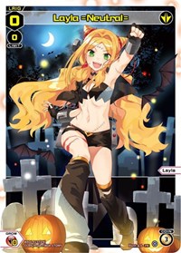 Layla =Neutral= Box Topper PR waifu card — WIXOSS