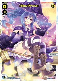 Allos Piruluk Box Topper PR waifu card — WIXOSS