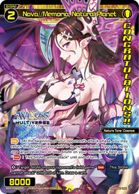 Nova Memoria Natural Planet April 2024 Winner PR waifu card — WIXOSS