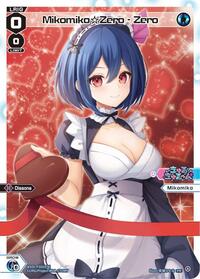 Mikomiko Zero Zero Box Purchase PR waifu card — WIXOSS