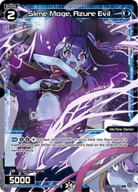 Slime Mage Azure Evil Parallel Foil C waifu card — WIXOSS