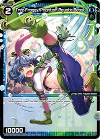 Tree Froggy Phantom Aquatic Beast Parallel Foil C waifu card — WIXOSS