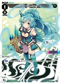 At =Charge= Parallel Foil L waifu card — WIXOSS