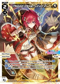 Assist Ange Level 2 L waifu card — WIXOSS