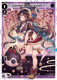Center Toko Level 1 L waifu card — WIXOSS