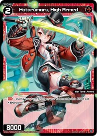 Hotarumaru High Armed Parallel Foil R waifu card — WIXOSS