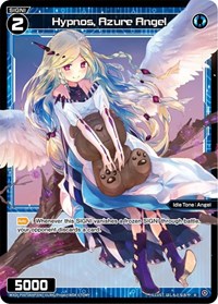 Hypnos Azure Angel Parallel Foil R waifu card — WIXOSS