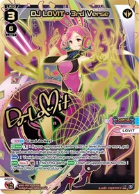 DJ LOVIT 3rd Verse DiR DiR waifu card — WIXOSS