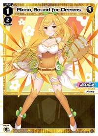Akino Bound for Dreams L waifu card — WIXOSS