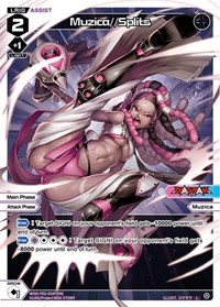 Muzica Splits Parallel Foil L waifu card — WIXOSS