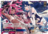 Azure Black GAIA PI waifu card — WIXOSS