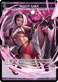 Search Light Parallel Foil R waifu card — WIXOSS