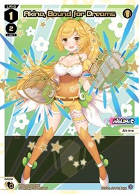 Akino Bound for Dreams SCR SCR waifu card — WIXOSS
