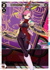 DJ LOVIT 2nd Verse SCR SCR waifu card — WIXOSS