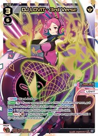 DJ LOVIT 3rd Verse SCR SCR waifu card — WIXOSS