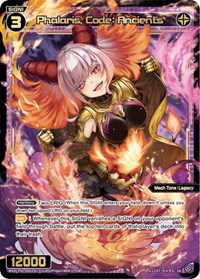 Phalaris Code Ancients SR waifu card — WIXOSS