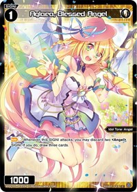 Aglaea Blessed Angel Parallel Foil C waifu card — WIXOSS