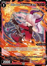 Bifrons Crimson Evil Parallel Foil C waifu card — WIXOSS