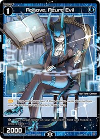 Ronove Azure Evil Parallel Foil C waifu card — WIXOSS