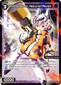 Telescopium Natural Planet Parallel Foil C waifu card — WIXOSS