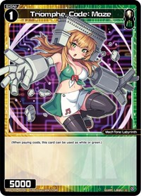 Triomphe Code Maze C waifu card — WIXOSS