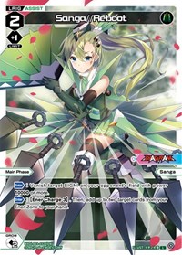 Sanga Reboot Parallel Foil L waifu card — WIXOSS