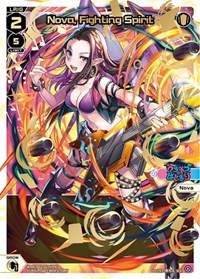 Nova Fighting Spirit SCR SCR waifu card — WIXOSS