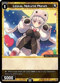 Lepus Natural Planet C waifu card — WIXOSS