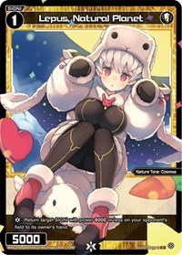 Lepus Natural Planet Parallel Foil C waifu card — WIXOSS