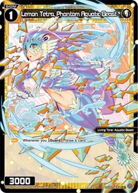 Lemon Tetra Phantom Aquatic Beast Parallel Foil C waifu card — WIXOSS