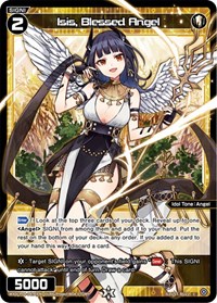 Isis Blessed Angel Parallel Foil C waifu card — WIXOSS