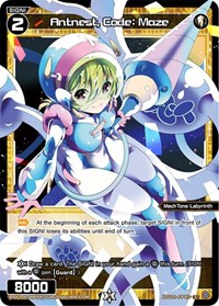 Antnest Code Maze Parallel Foil C waifu card — WIXOSS
