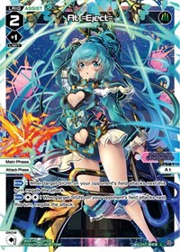 At =Eject= Parallel Foil L waifu card — WIXOSS