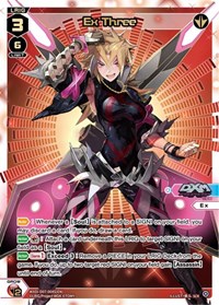 Ex Three SCR SCR waifu card — WIXOSS