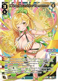 Akino Bound for Tomorrow SCR SCR waifu card — WIXOSS
