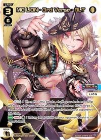 MC LION 3rd Verse ALT SCR SCR waifu card — WIXOSS