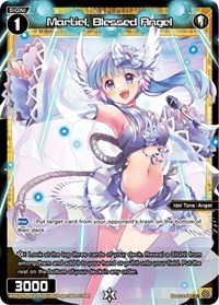 Martiel Blessed Angel Parallel Foil C waifu card — WIXOSS