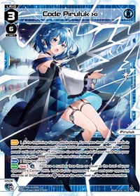 Code Piruluk xi LC waifu card — WIXOSS