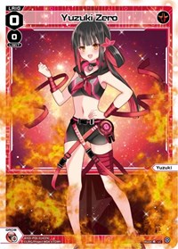 Yuzuki Zero LC waifu card — WIXOSS