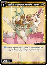 Sashe Memoria Natural Planet R waifu card — WIXOSS