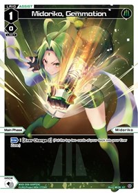 Midoriko Gemmation Parallel Foil ST waifu card — WIXOSS