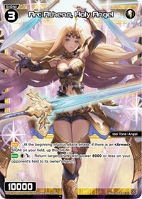 Arc Athena Holy Angel Parallel Foil ST waifu card — WIXOSS