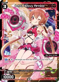 Letti Heavy Armed Parallel Foil ST waifu card — WIXOSS
