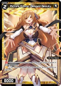 Picture Frame Blessed Beauty Parallel Foil C waifu card — WIXOSS