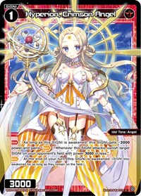 Hyperion Crimson Angel Parallel Foil C waifu card — WIXOSS