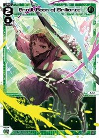 Ann II Boon of Brilliance LC waifu card — WIXOSS