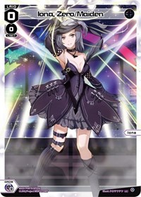 Iona Zero Maiden Parallel Foil LC waifu card — WIXOSS