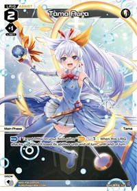 Tama Aura Parallel Foil LC waifu card — WIXOSS