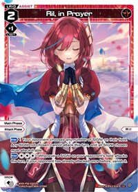 Ril in Prayer LC waifu card — WIXOSS
