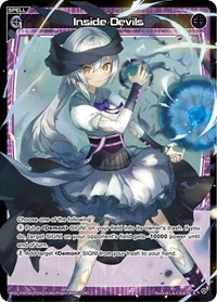Inside Devils Parallel Foil R waifu card — WIXOSS